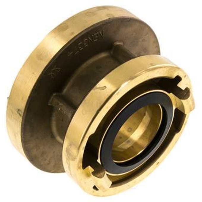 65 (81 mm) - 52-C (66 mm) Messing Storz verloopstuk