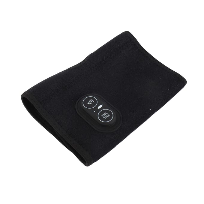 Verwarmde elleboogbrace Verstelbare warme compressie Vibratie Elleboogwikkelkussen black