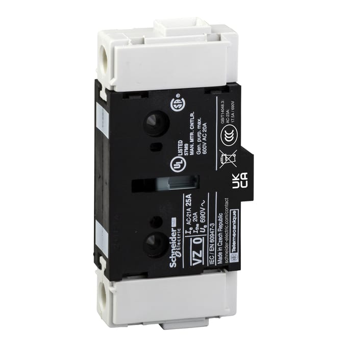 Schneider Electric VZ01 20A Hulpcontactmodule - VZ01