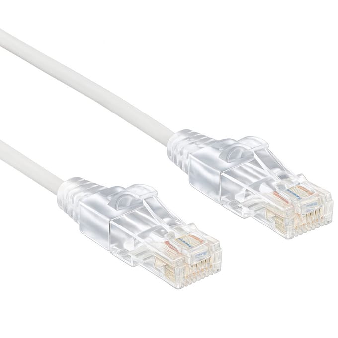 DeLOCK UTP dunne netwerkkabel wit - CAT6 - 2 meter