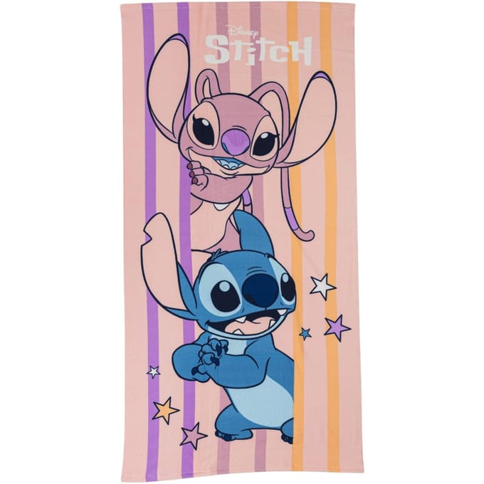 Stitch and Angel strandlaken 70 x 140 cm polyester