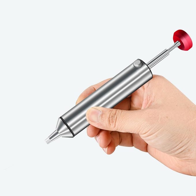 Desolderen Pomp Vacuüm Zuig Draagbare Soldeerpen Verwijdering Soldeer Sucker