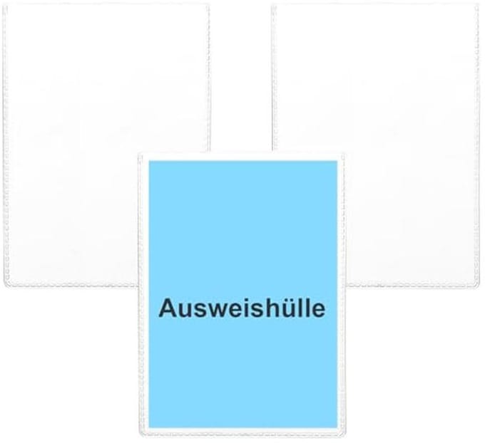Set van 3 Transparante ID Kaartsleeves - A7 Formaat voor School en Dagelijks Gebruik