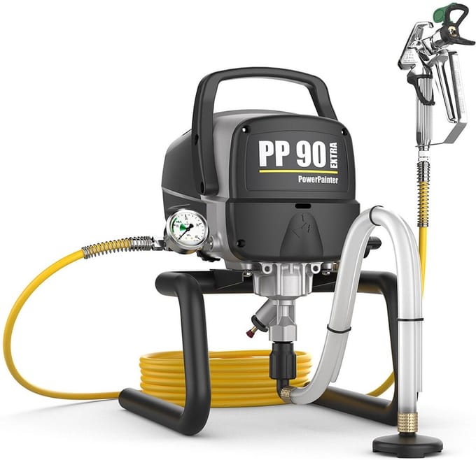 Wagner PowerPainter 90 Extra Skid Spraypack: PowerPainter 90 Extra Skid Spuitpakket