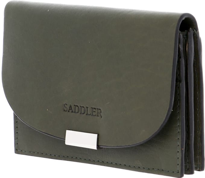 SADDLER Leren Portemonnee Reneé Wallet Olive Groene