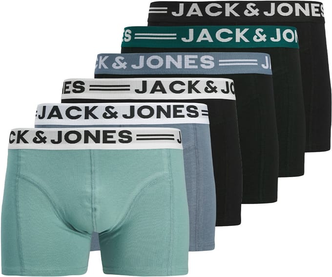 Jack & Jones Heren retro short / pant 6 pack Sense