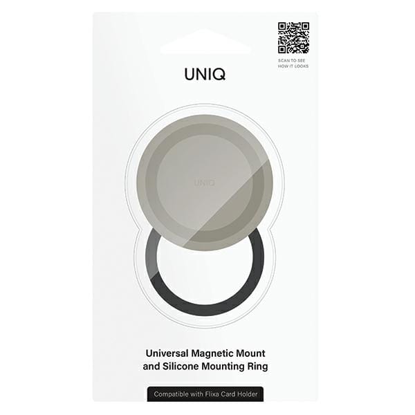 UNIQ Flixa Magnetische Basis magnetische montagebasis grijs/vuursteen grijs