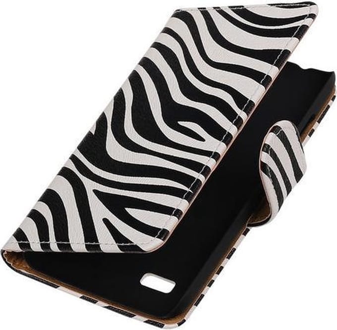 Zebra Booktype Huawei Y560 / Y5 Wallet Cover Hoesje