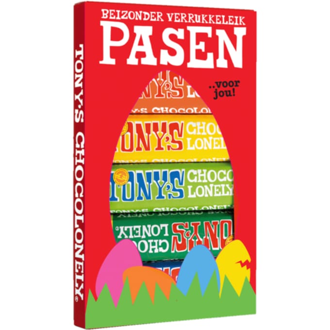 Tony's chocolonely pasen proeverijtje