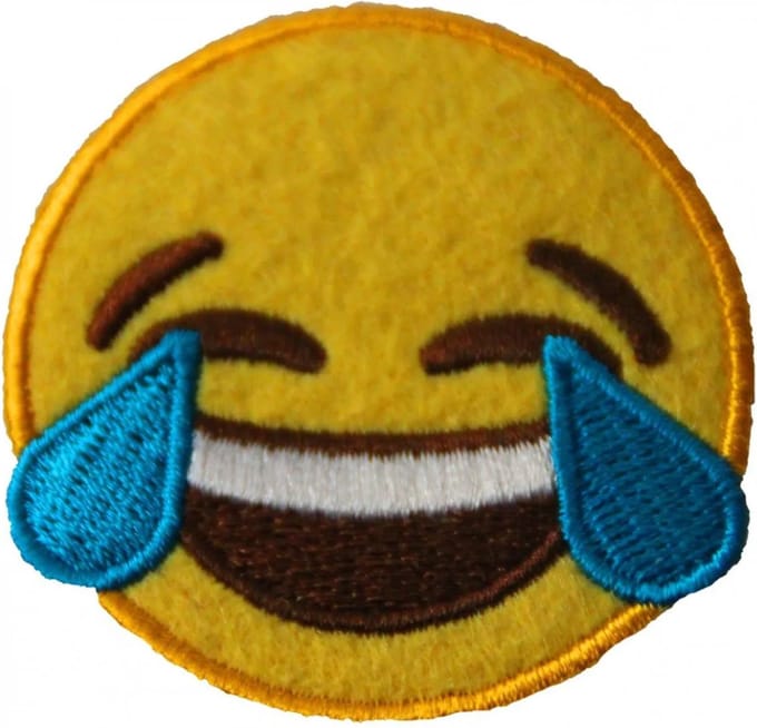 Fjesta© Emoji Embleem - Huilen van het Lachen - Carnaval Den Bosch