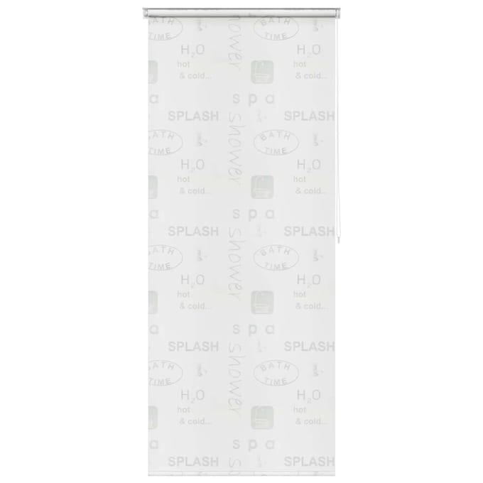 vidaXL - Rolgordijn - voor - douche - 80x240 - cm - splash