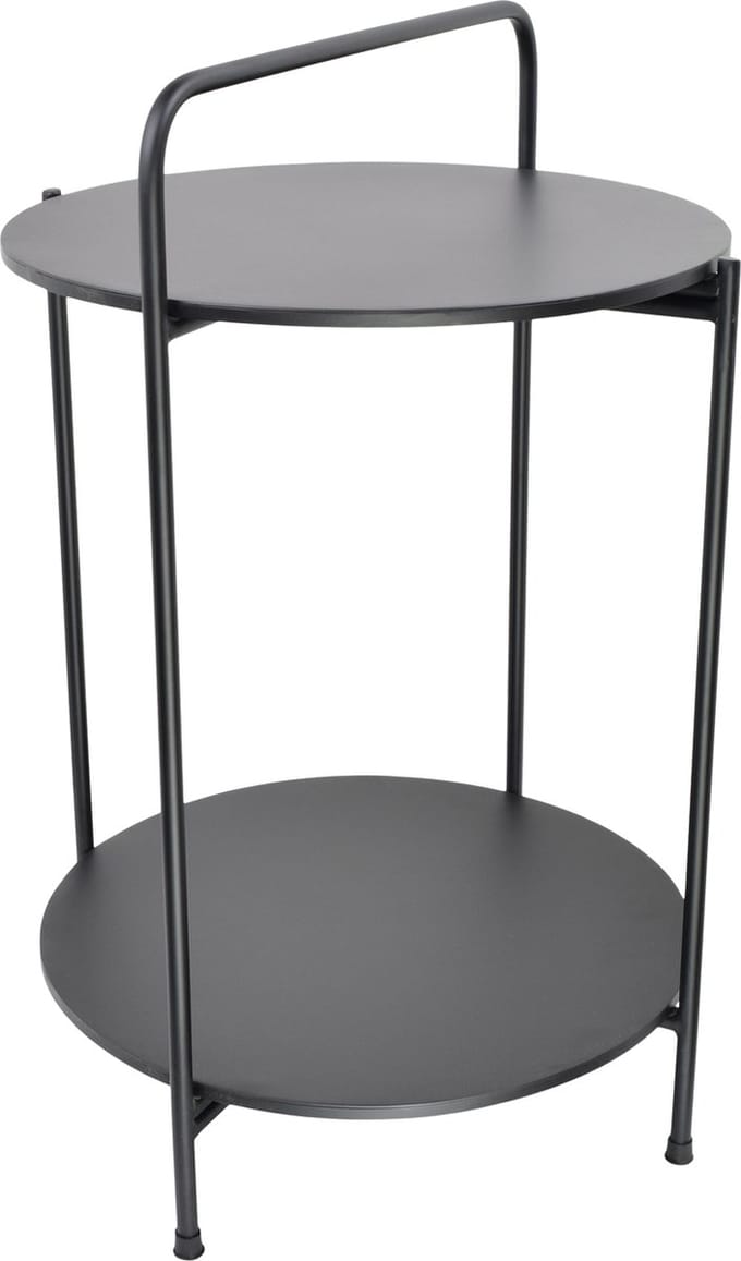 LOFT42 Fold Bijzettafel - Metaal - Mat Zwart - 68x45x45
