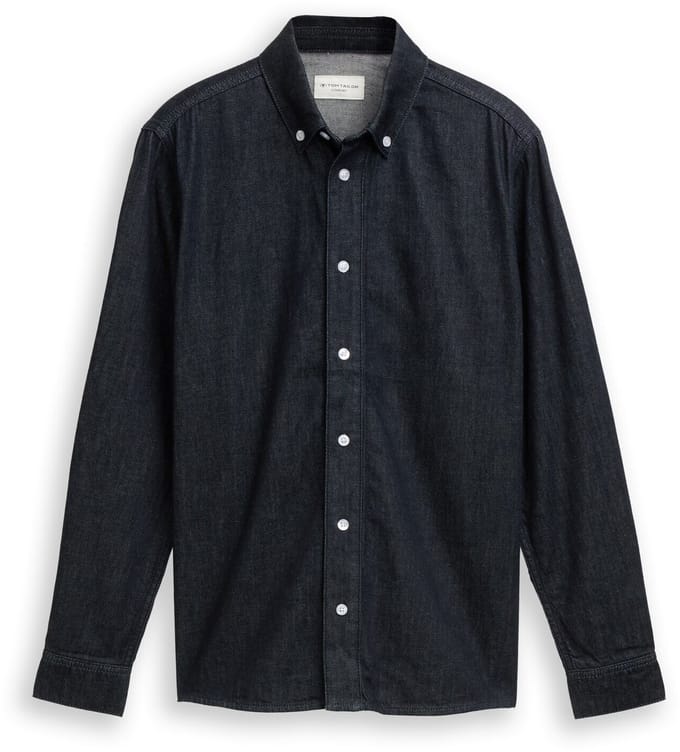 Tom Tailor - Regular fit spijkerblouse - Maat S - Rinsed Blue Denim