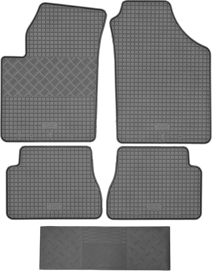 Max-Dywanik RIGUM - Kia Picanto I Hatchback - Zwart - 2005-2011 - Universele Osłona