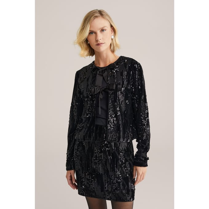 We Fashion Blazer Black Größe: S | Blazer Outlet | Damen | Schwarz