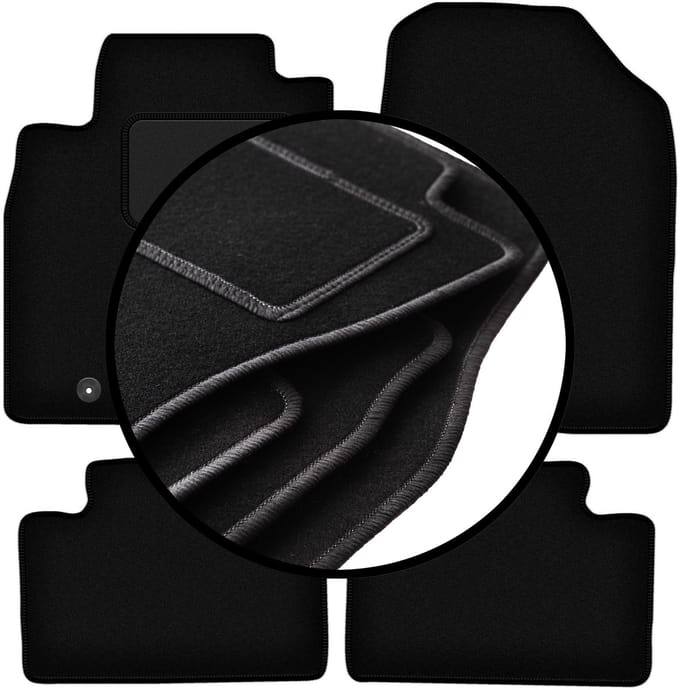 Complete set veloursmatten voor: Kia Proceed III hatchback, stationwagen, SW, sportback (2018-)