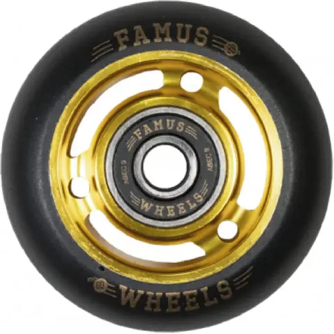 Set van 4 rollerwielen Famus Wheels 88A