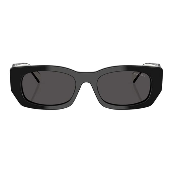 Lunettes de soleil carrées à design mixte Prada Lunettes de soleil femme Noir 0PRB05S09Q08Z53 Basic Packaging-Eyeglass Case+Box gray