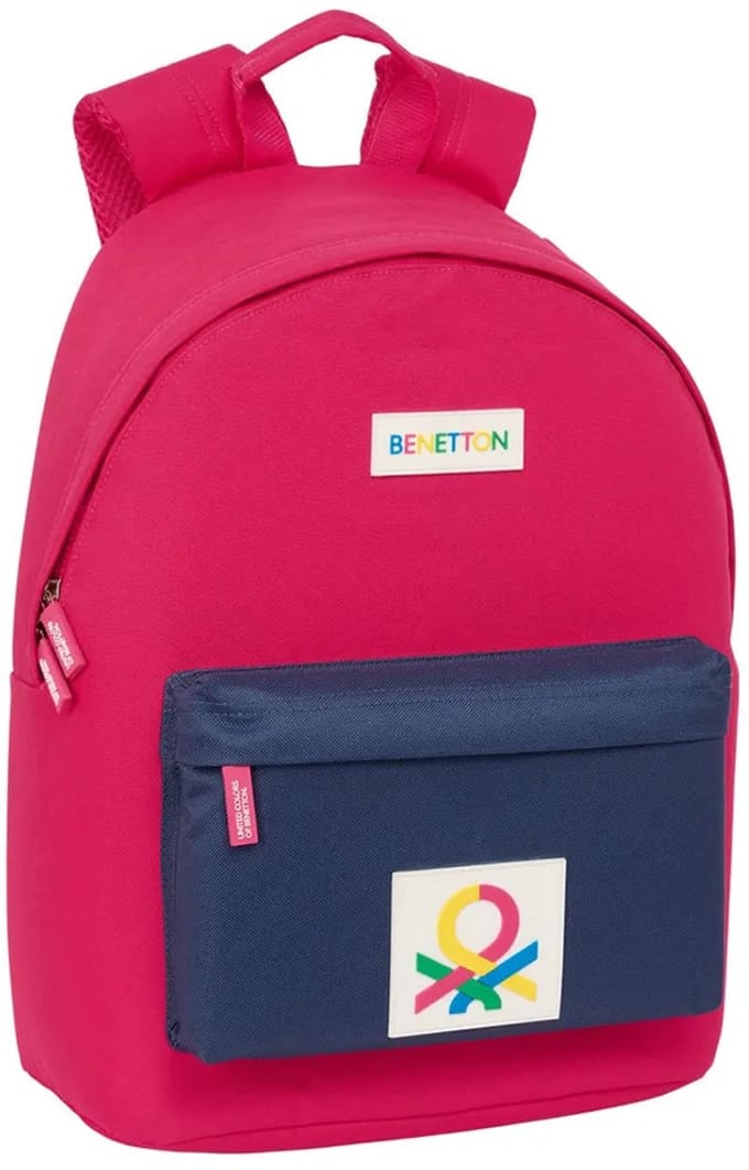 Safta 14.1´´ Benetton 15l 32x42x15 Cm Rugzak Rood,Roze Kinderen