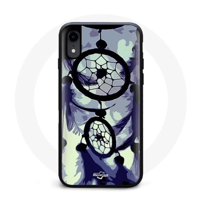 Coque Iphone X Attrape Rêve violet gris