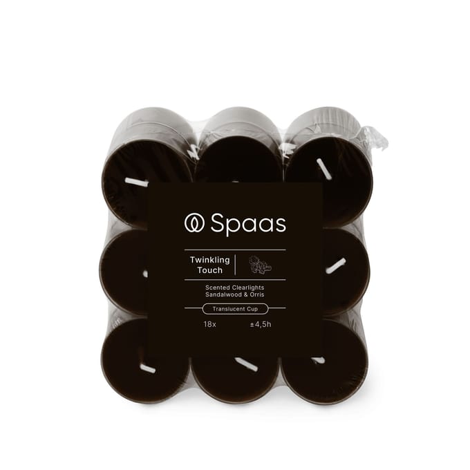Spaas - Geurende Clearlights - Blokverpakking (18 stuks) – 4,5 uur – Twinkling Touch
