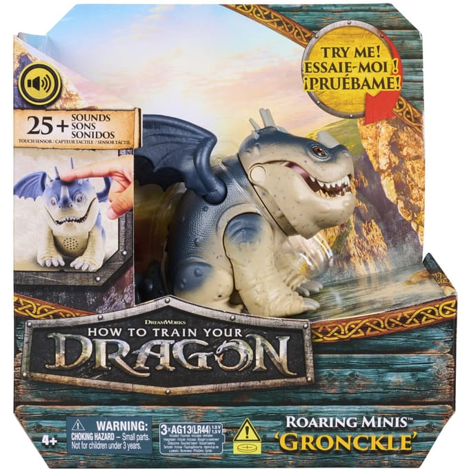 Spin Master Draak speelgoed How To Train Your Dragon interactief Gronkle figuur.