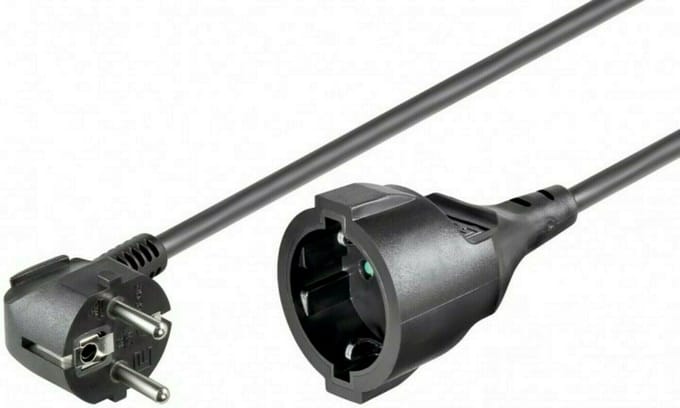 Pro Power cable C13 Ext. - Black - 5m