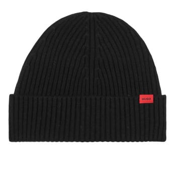 Beanie van zuivere, geribde scheerwol, model 'XOLA'