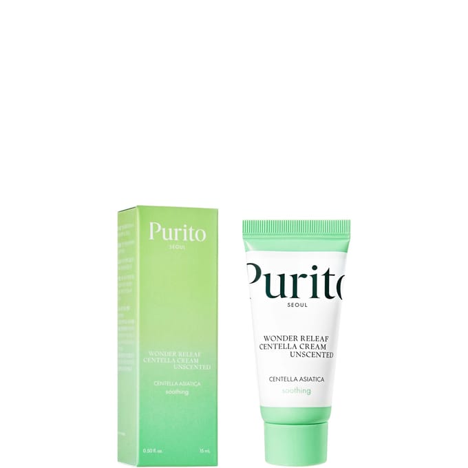 PURITO Wonder Releaf Centella Unscented Mini Cream – kalmerend & parfumvrij 15