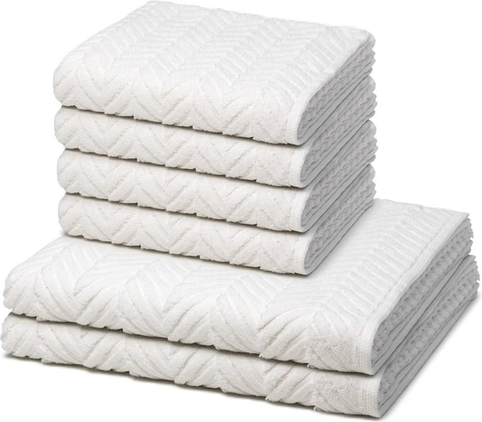 Ross Sonstiges 4 X handdoek 2 X douchehanddoek - in set 6 pack Sensual Skin