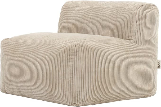 icon - Zen Modulaire Fauteuil - Bank - Ribfluweel - Beige