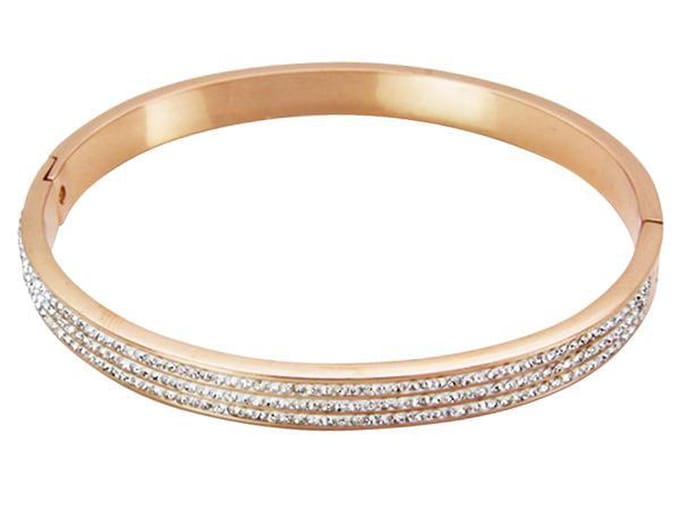 Amanto Armband Darli - 316L Staal - 4mm - 58x52mm