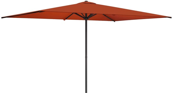 vidaXL - Tuinparasol - 200 - x - 300 - cm - Polyester - Rechthoekig - Terracotta