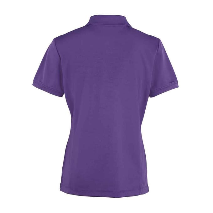 Premier Dames/Dames Coolchecker Piqué Poloshirt (Paars)