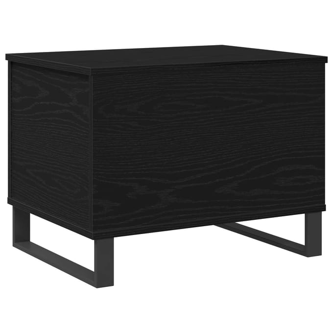 vidaXL - Salontafel - Zwart - eiken - 60 - x - 44,5 - x - 45 - cm