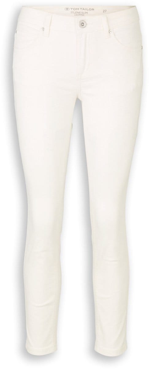 Tom Tailor - TTLENE SLIM CROPPED jeans - Maat 34/28 - White