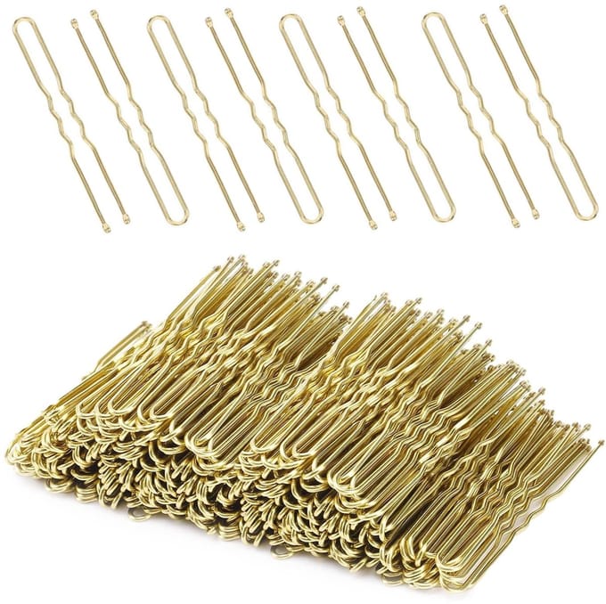 Dailygoods- Haarknotspelden 200 stuks - U-vormige Spelden