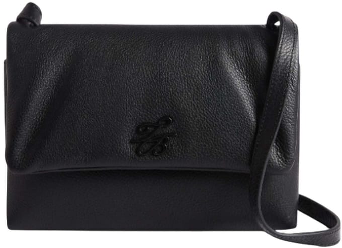 Ted Baker Leren Schoudertas Marrisa Padded Leather Crossbody Bag Black Zwart