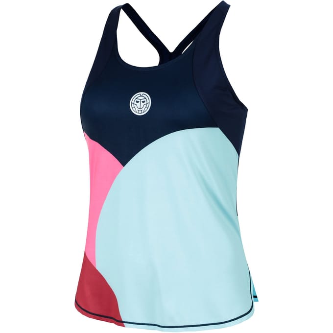 BIDI BADU Bubble Tanktop Dames-Donkerblauw,Turkoois