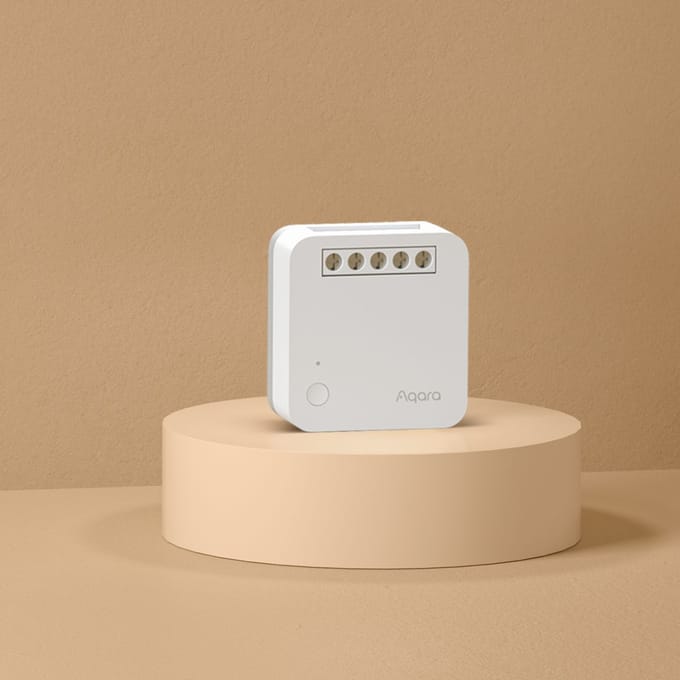 Aqara Single Switch T1 with Neutral - Zigbee 3.0 - Inbouw schakelaar met actieve energiemeting - beveiliging tegen overbelasting en oververhitting - vereist Nul draad