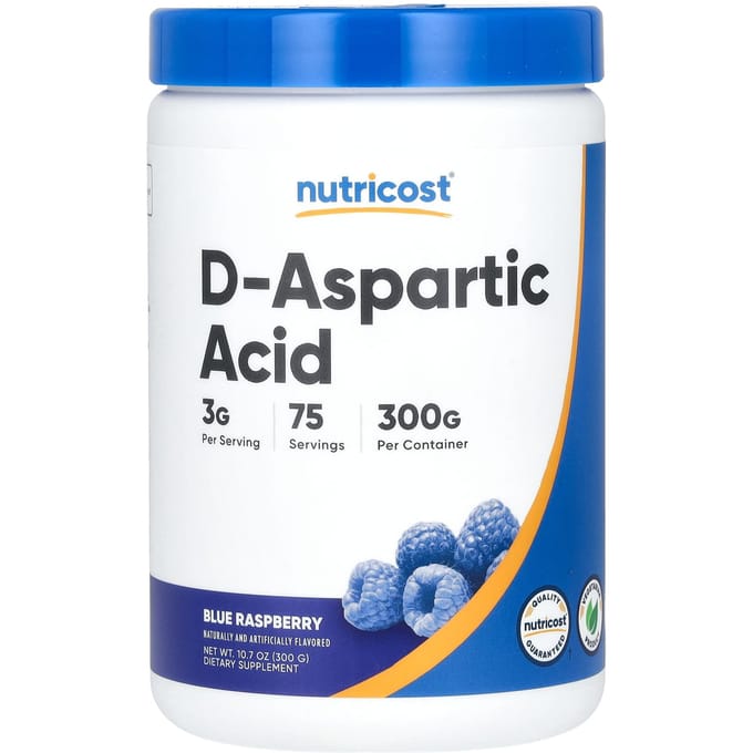 D-Asparaginezuur, Blauwe Framboos, 300G (10.7Oz)
