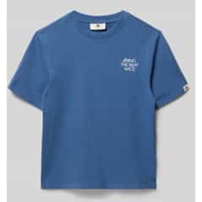 GARCIA Jongens Print T-shirt Blauw Korte mouw