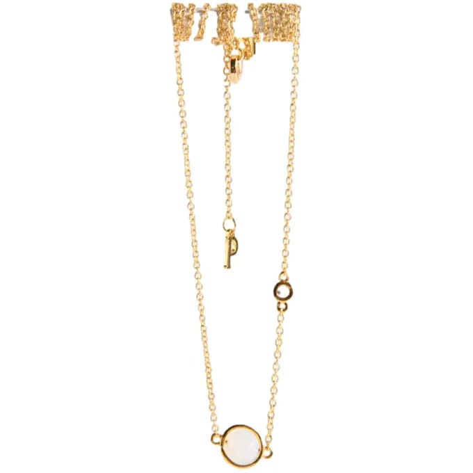 Dames hangende ring ketting 24 Colours