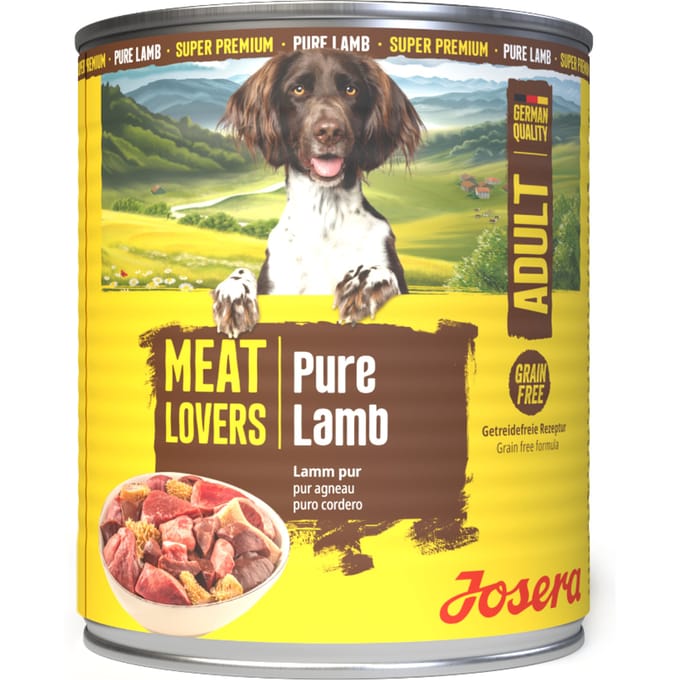 Voordeelpakket: 24x800g Josera Meatlovers Pure Lam Hondenvoer nat