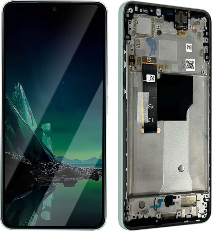 Motorola, Scherm + Kader Voor Motorola Edge 40 Neo, Bleekgroen