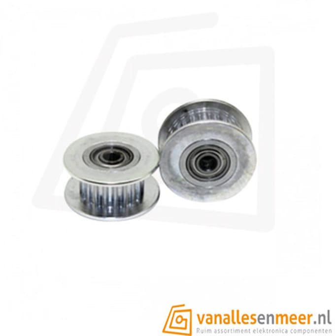GT2-6 16 Tanden synchronous wheel met lager 3mm