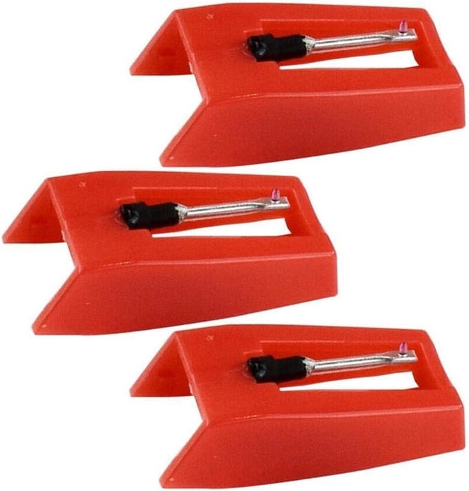 Turntable Needles - Vervangbare Stylus voor Platenspelers - 3 Stuks
