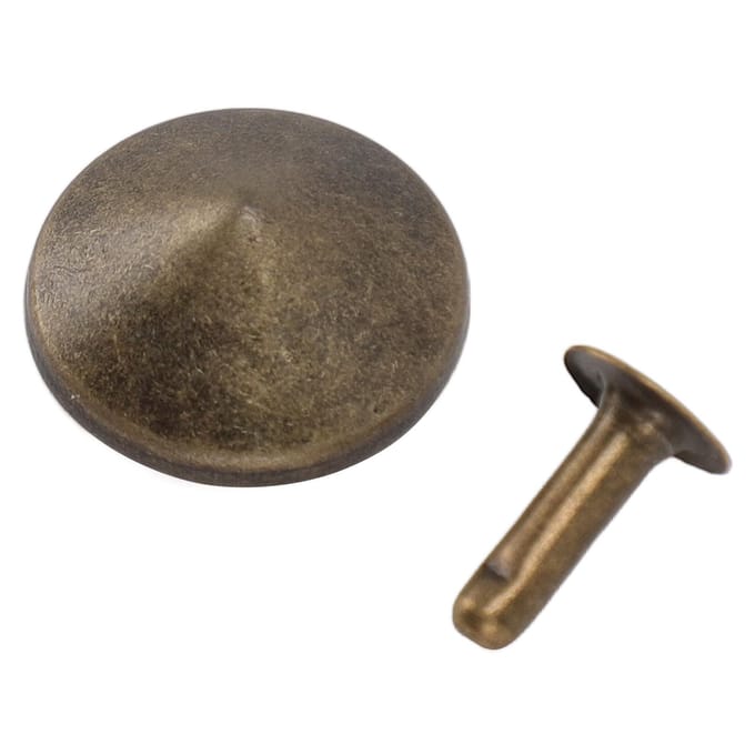 18mm Leren Klinknagels Kit Roestvrij Kleurecht Duurzaam IJzeren Klinknagel Stud DIY Leren Klinknagel Accessoires antieke bronskleur