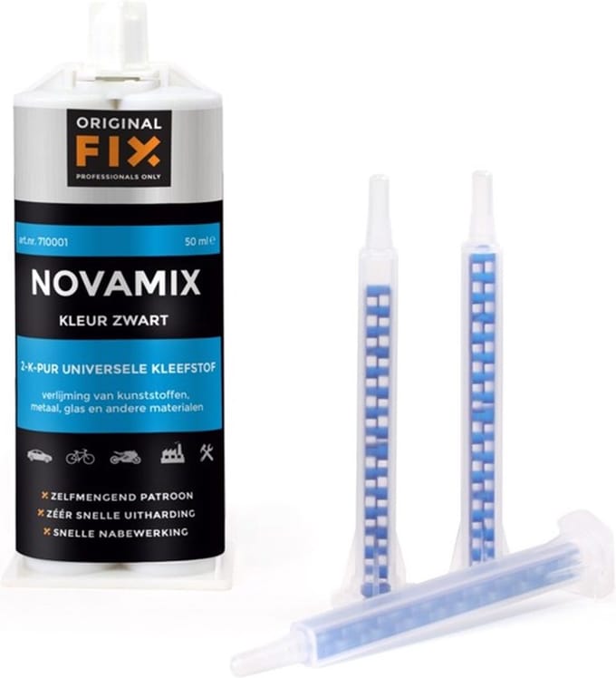 Originalfix Snellijm 2-componenten Zwart - 60 sec - 50ml