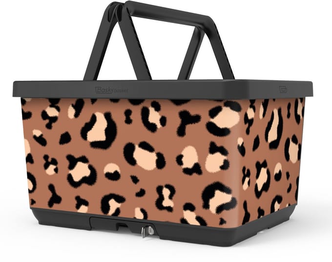 Basky Fietsmand 2.0 Into The Wild - basket van gerecycled plastic - 26,5 liter